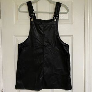 NWT Overall faux leather dress